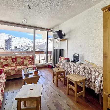 Lumineux, Aux Pieds, Balcon Sud, 24 M², 4 Pers, 2 Flocons Argent - La Croisette, Les Belleville - Fr-1-344-1180 아파트