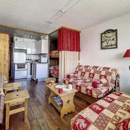 Lumineux, Aux Pieds, Balcon Sud, 24 M², 4 Pers, 2 Flocons Argent - La Croisette, Les Belleville - Fr-1-344-1180 생마르탱 드 벨빌
